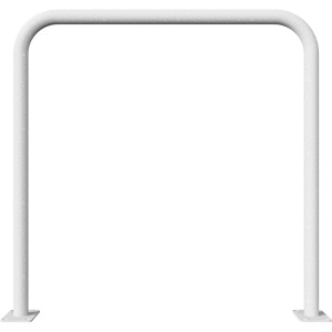 Schake Rohrbügel, 1000x1000 mm, feuerverzinkt, zur Dübelbefestigung. Robuster Stahlbügel für den Außenbereich.