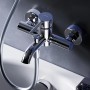 AM.PM Spike Wannenarmatur Chrom Aufputz mit Brauseanschluss für Badewanne.