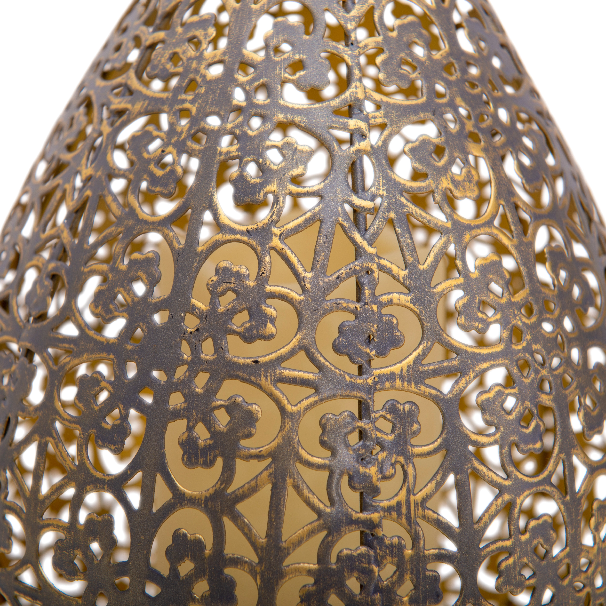 Näve LED-Dekoleuchte Antik Gold Lichtfarbe Warmweiß mit Flammeneffekt 27,8  cm kaufen bei OBI