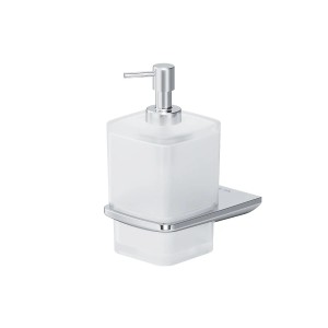 AM.PM Seifenspender Inspire V2.0 aus Glas, Chrom, für die Wandmontage.