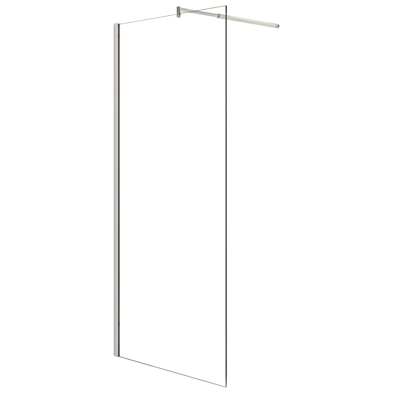 AICA Walk In Duschkabine B.60 x H.200cm Duschwand mit Flexiblen Stabilisato günstig online kaufen