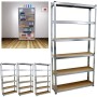 4er Set TRUTZHOLM Schwerlastregale, 200x100x30cm, je 900kg Traglast, mit Regalverbinder.