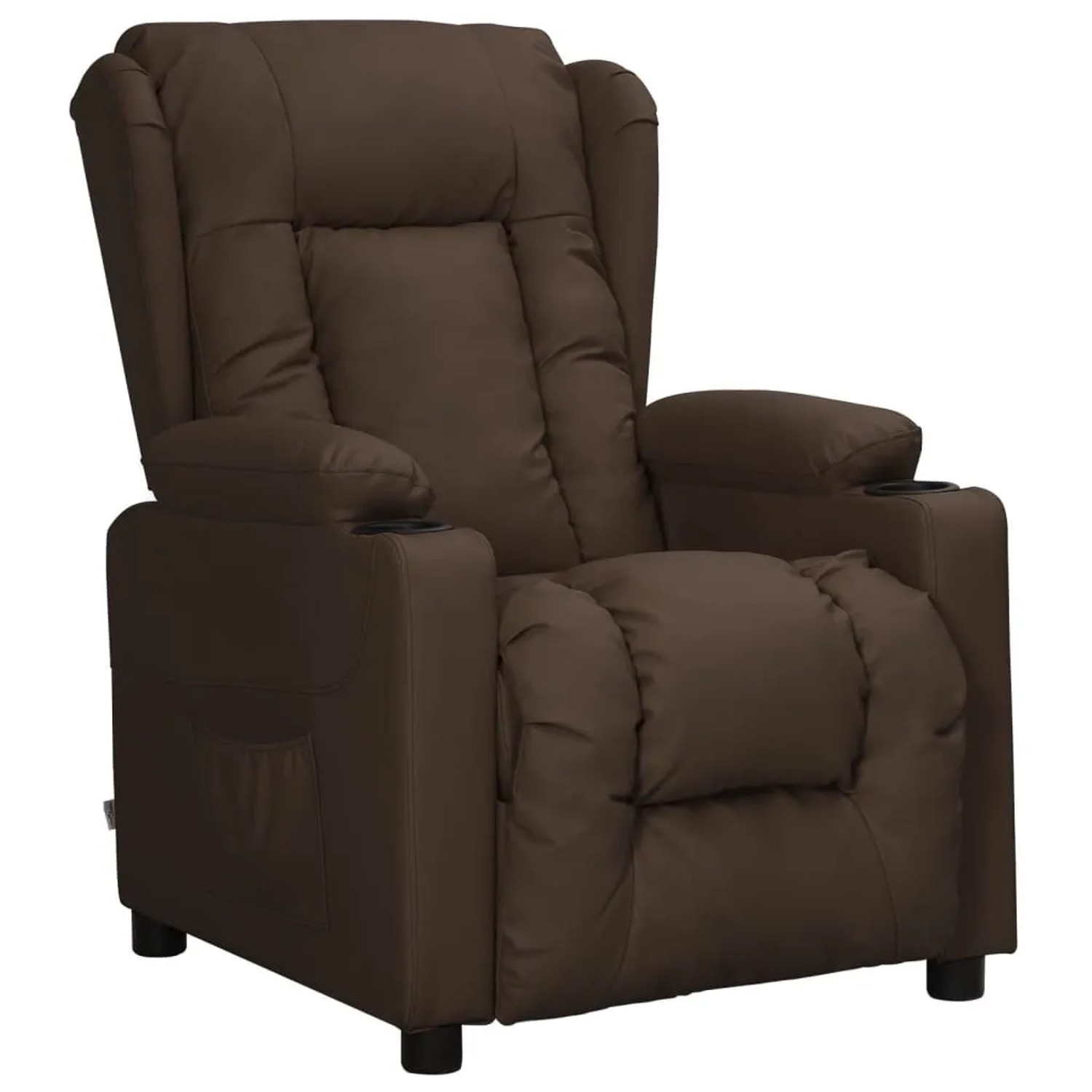 vidaXL Relaxsessel Braun Kunstleder 339069