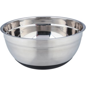 Wenko Schüssel Aru, 4 l, aus Edelstahl mit Anti-Rutsch-Boden für Grillutensilien.