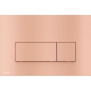 Alcadrain Betätigungsplatte M57-RG-M, Rotgold-Matt, für Sanitärinstallation, Doppelspülung.