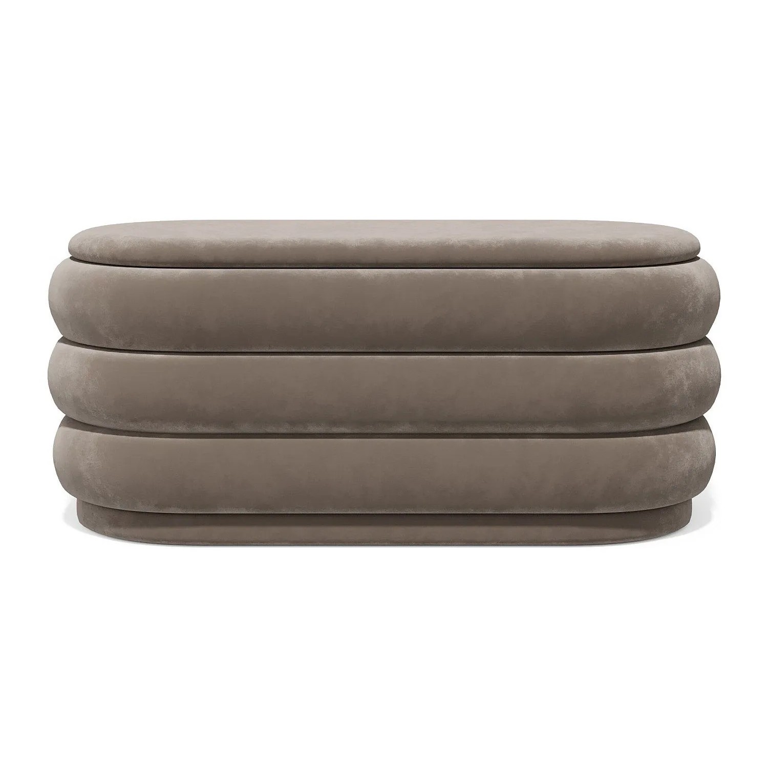 Vente-unique Sitzbank Ecambi Taupe 112 cm