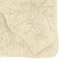 vidaXL Winterbettdecke Creme 200 x 200 cm Mikrofaser und Teddy-Fleece 42026364_7