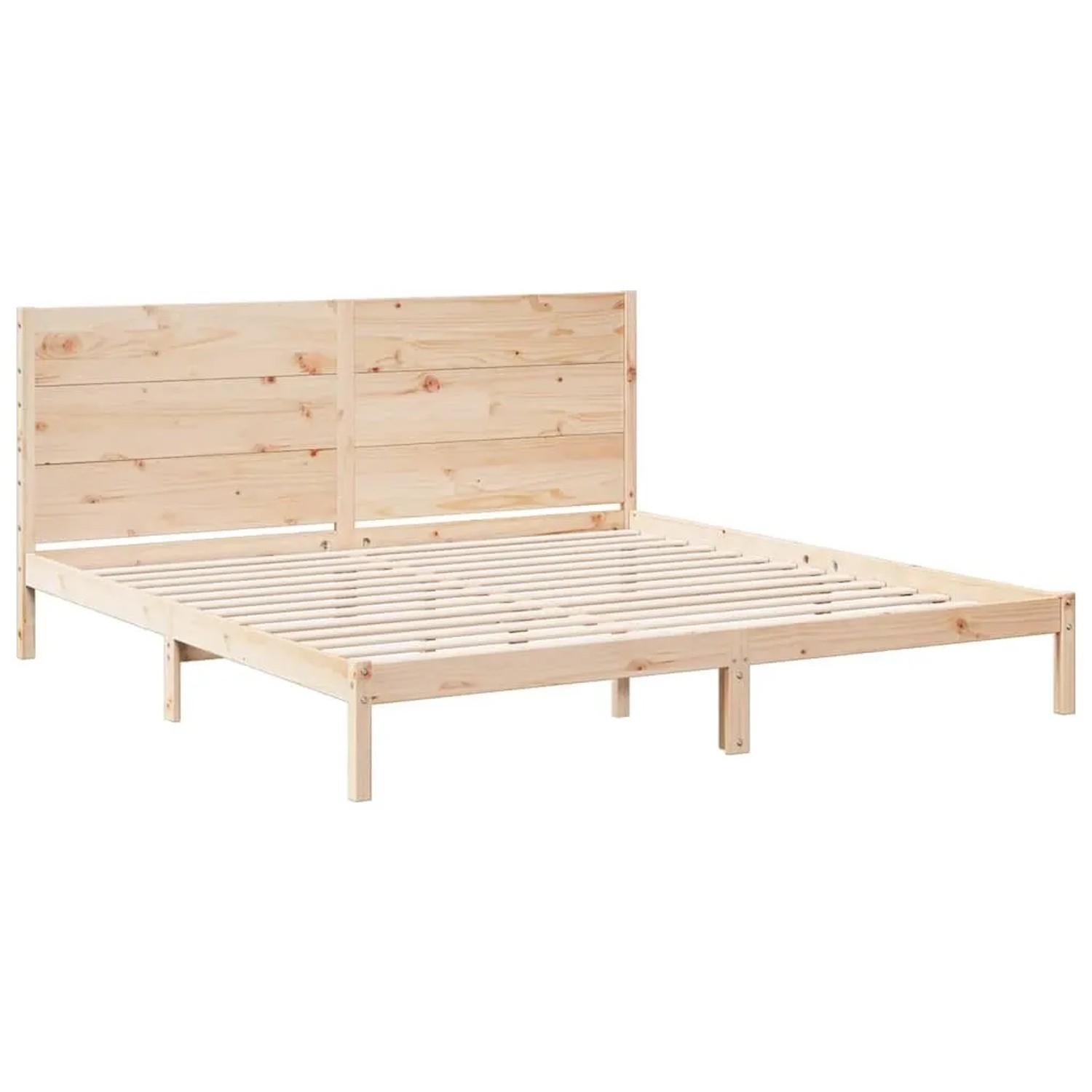 vidaXL Massivholzbett Extra Lang ohne Matratze 200x210 cm 3309277 günstig online kaufen