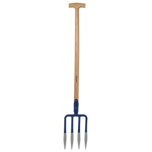 Sonneck Lanzenspatengabel mit Eschenstiel und vier Zinken. Ideal für Gartenarbeiten.