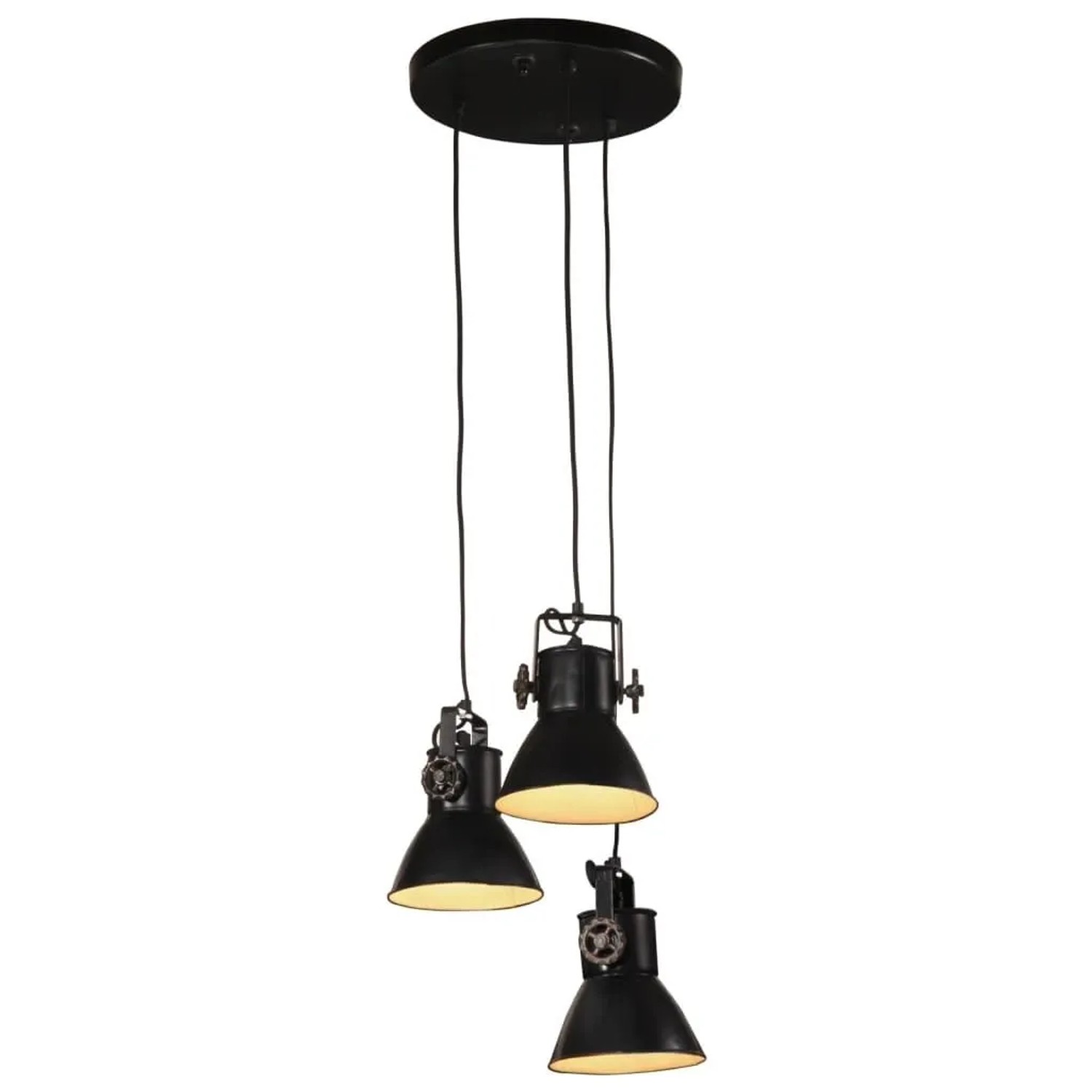 vidaXL Hängelampe 25 W Schwarz 30x30x100 cm E27 371857