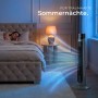 Tectake Turmventilator Arktis 90° Schwenkfunktion 3 Modi und 3 Geschwindigkeitsstufen  32 x 32 x 93 cm Anthrazit_3