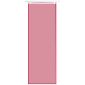 Bestlivings Schiebegardine Elena in Himbeere, Flächenvorhang für Fenster.