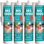 Hotrega Ms 1.000 Klebe- und Dichtstoff 4 X 290 ml Transparent_2