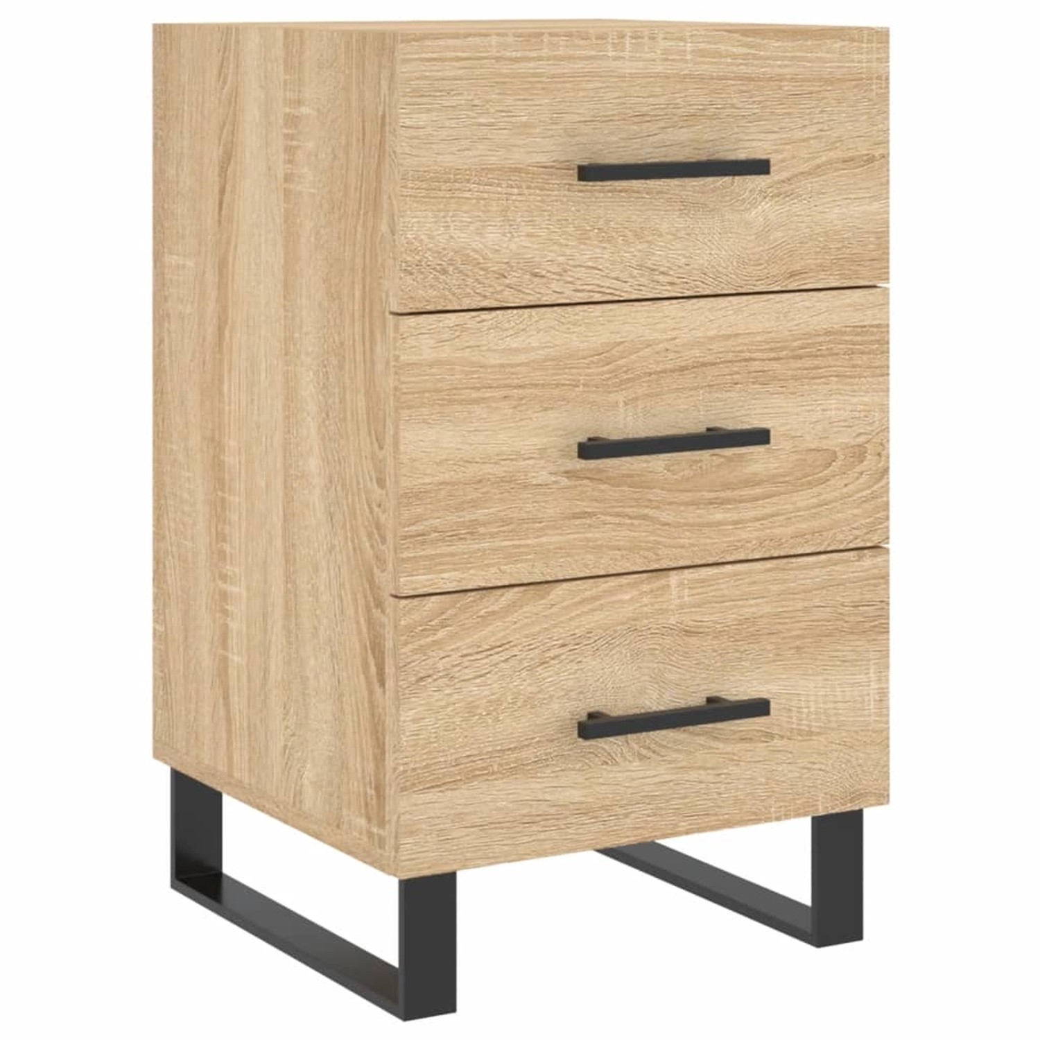 vidaXL Nachttisch Sonoma-Eiche 40x40x66 cm Holzwerkstoff 827687 günstig online kaufen