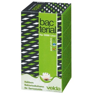 Velda Bacterial für Teichbalance, 50ml Packung zur biologischen Teichpflege.