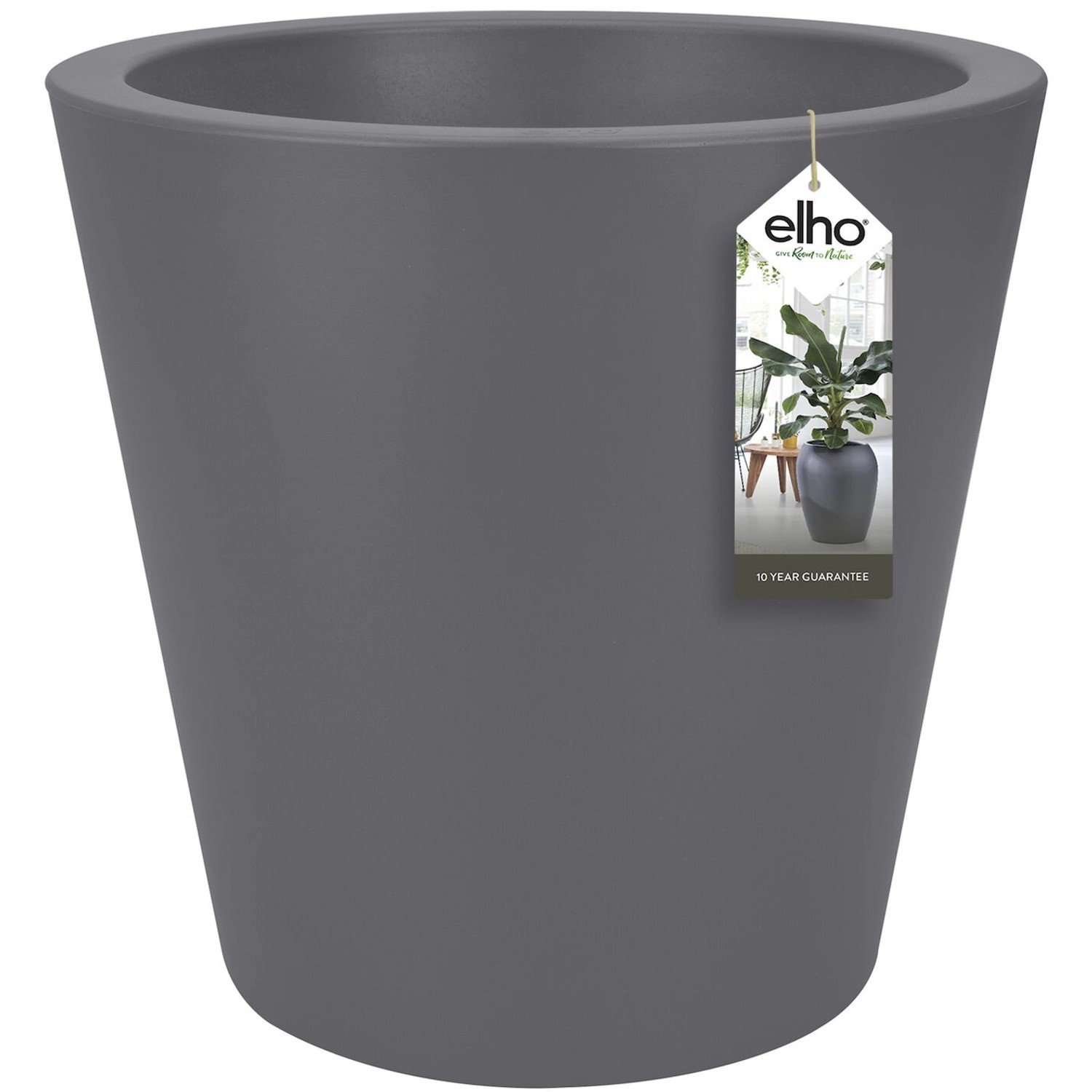 Elho Blumentopf Pure Straight Ø 49,5 cm Anthrazit