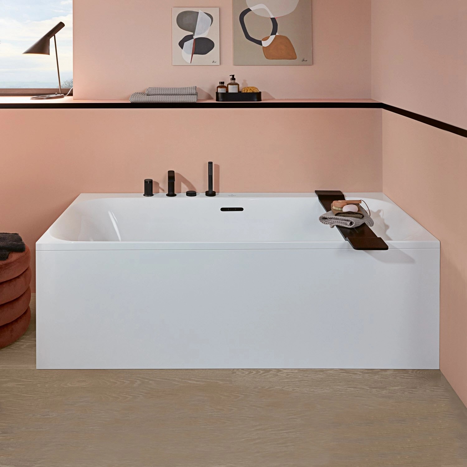 Villeroy & Boch Rechteckwanne Loop & Friends Square Duo, 170x75 cm, Weiß Alpin.