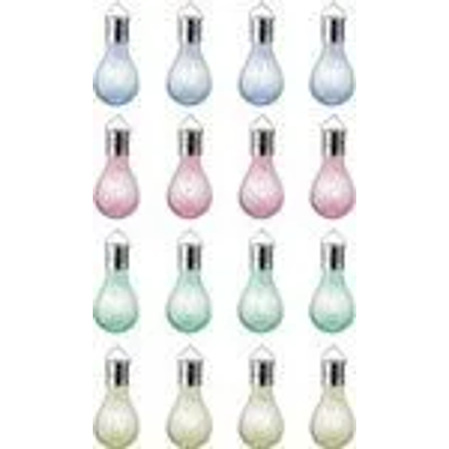 Kaemingk Lumineo Solar Birne Plastik Dauerbetrieb 4 Farben DM8cm H14cm 16 Stueck