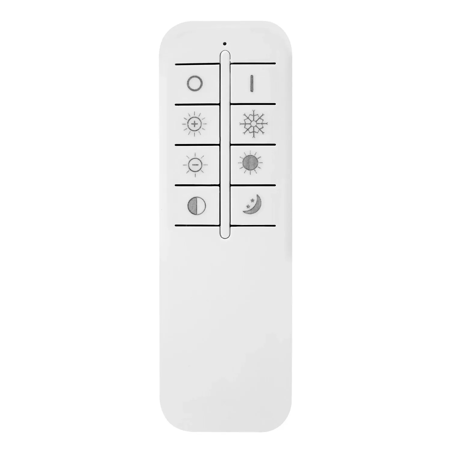 Fernbedienung für Globo LED-Deckenleuchte Magnifique zur Steuerung von Licht und Helligkeit.