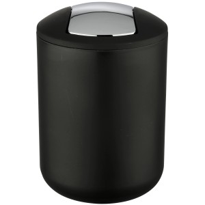 Schwarzer Wenko Kosmetikeimer Brasil S mit 2 l und Schwingdeckel.