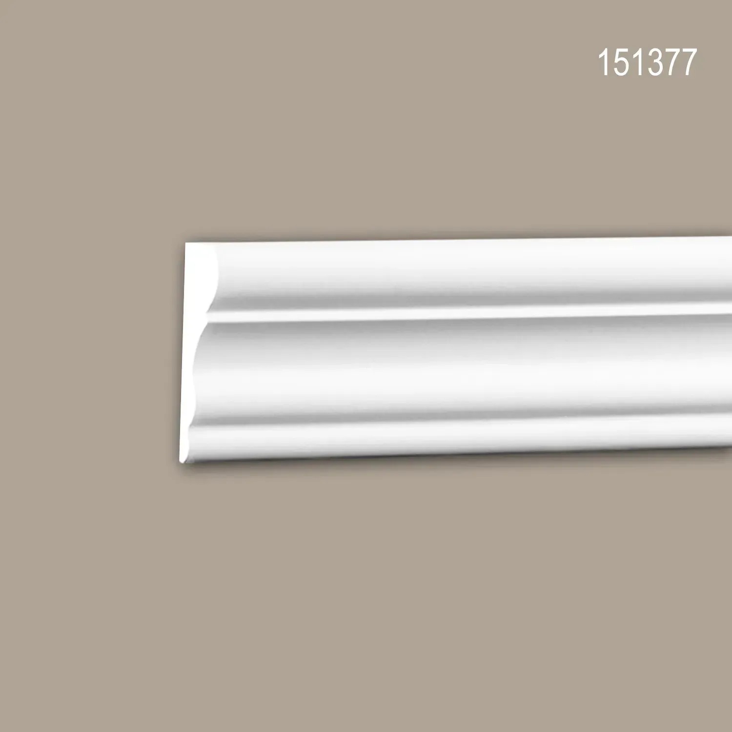 PROFHOME Wand- und Friesleisten Set, 32 Zierleisten, 64 m, weiß, für Paneel-Zubehör.