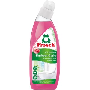 Frosch Himbeer WC-Reiniger, 750ml Flasche. Reiniger mit Himbeer-Essig gegen Kalk und Urinstein.