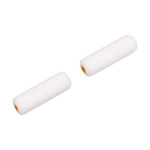 2er-Pack LUX Schaum-Walze, konvex, superfein, 10 cm. Farbwalzen für Lack und Lasuren.