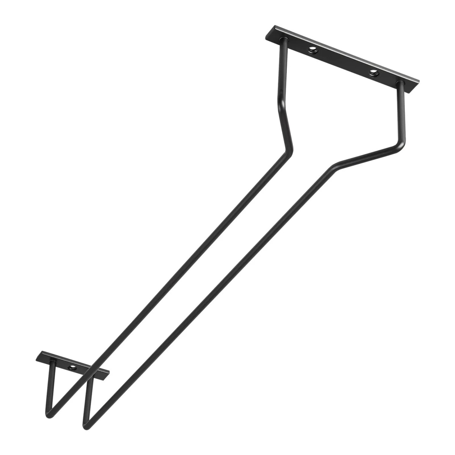 SOTECH Gläserhalter für 1 Glasreihe 120 x 500 x 70 mm Schwarz