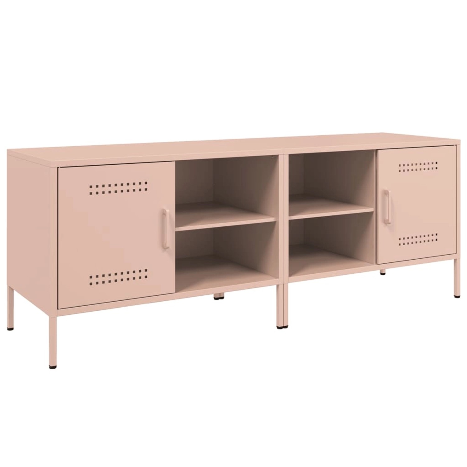 vidaXL TV-Schränke 2 Stk Rosa 68x39x50,5 cm Stahl 842997 günstig online kaufen