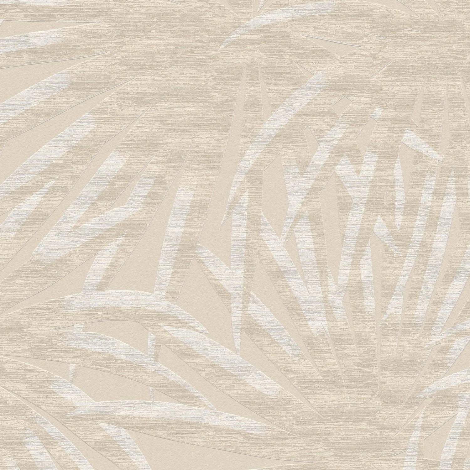 PROFHOME 393382-GU Natur Tapete Floral Matt Beige Weiß 0,53 m x 10,05 m 5,3 günstig online kaufen