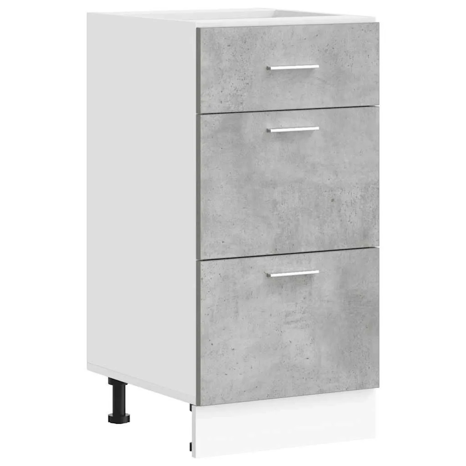 vidaXL Unterschrank Lyon Betongrau 40x46x81,5 cm Holzwerkstoff 854214