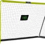 EXIT Tempo Fußballtor aus Stahl, 240x160cm, grün/schwarz. Robustes Tor für Garten oder Bolzplatz.