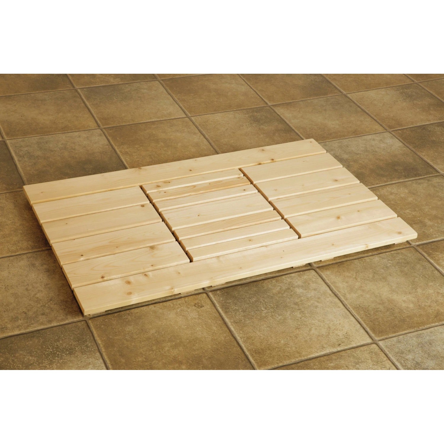 Weka Bodenrost aus Fichtenholz, 100x61,5 cm, für mehr Hygiene und Komfort in der Sauna.