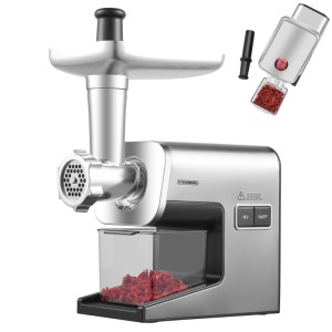 Steinborg SB-7080 Fleischwolf Edelstahl 2 Geschwindigkeitsstufen 2000W
