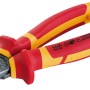 LUX Seitenschneider Professional VDE 160 mm, Zange mit rot-gelbem Griff für sicheres Arbeiten.