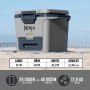 Ninja Kühlbox FrostVault FB131EUGY, schiefergrau, 28 l. Kühlbox mit Trockenzone für Camping und Freizeit.