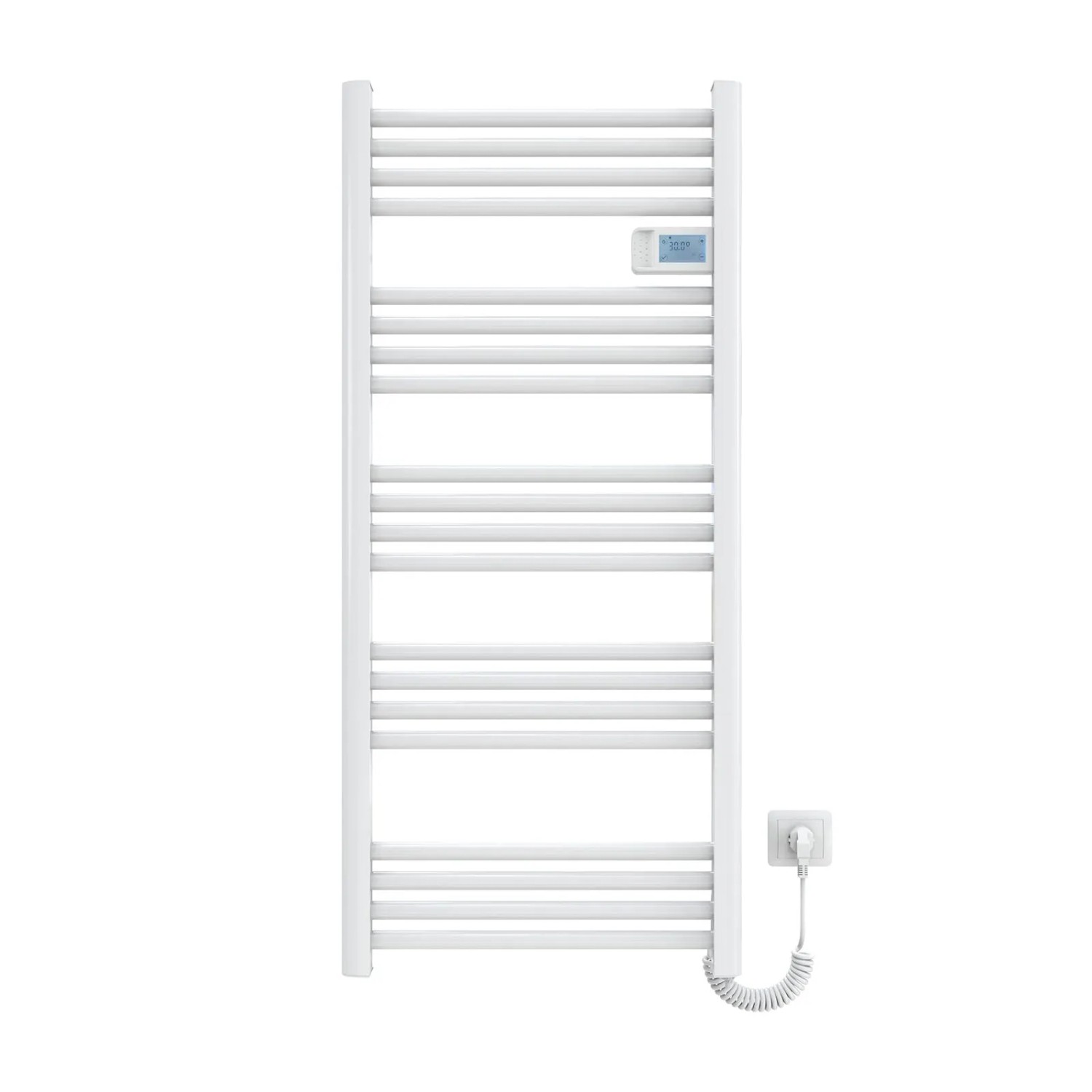 Emke Handtuchwärmer Elektrisch 120x54cm 600W Weiß Heizkörper mit Thermostat günstig online kaufen