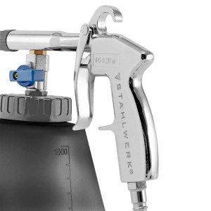 STAHLWERK Druckluft-Reinigungspistole RP 90 ST, schwarz, mit Behälter. Zubehör für Kompressoren.