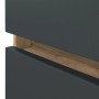 Detailaufnahme: Held Möbel Einzelwaschtisch Bari 80 cm, graue Schubladen mit Softclose.