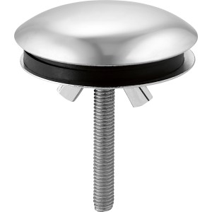 Verchromter Hahnloch-Deckel, 40 mm Durchmesser, für Waschbecken und Badewannen.