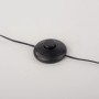 Detailaufnahme: Fußschalter der schwarzen Just Light Stehleuchte Mini Ritus.
