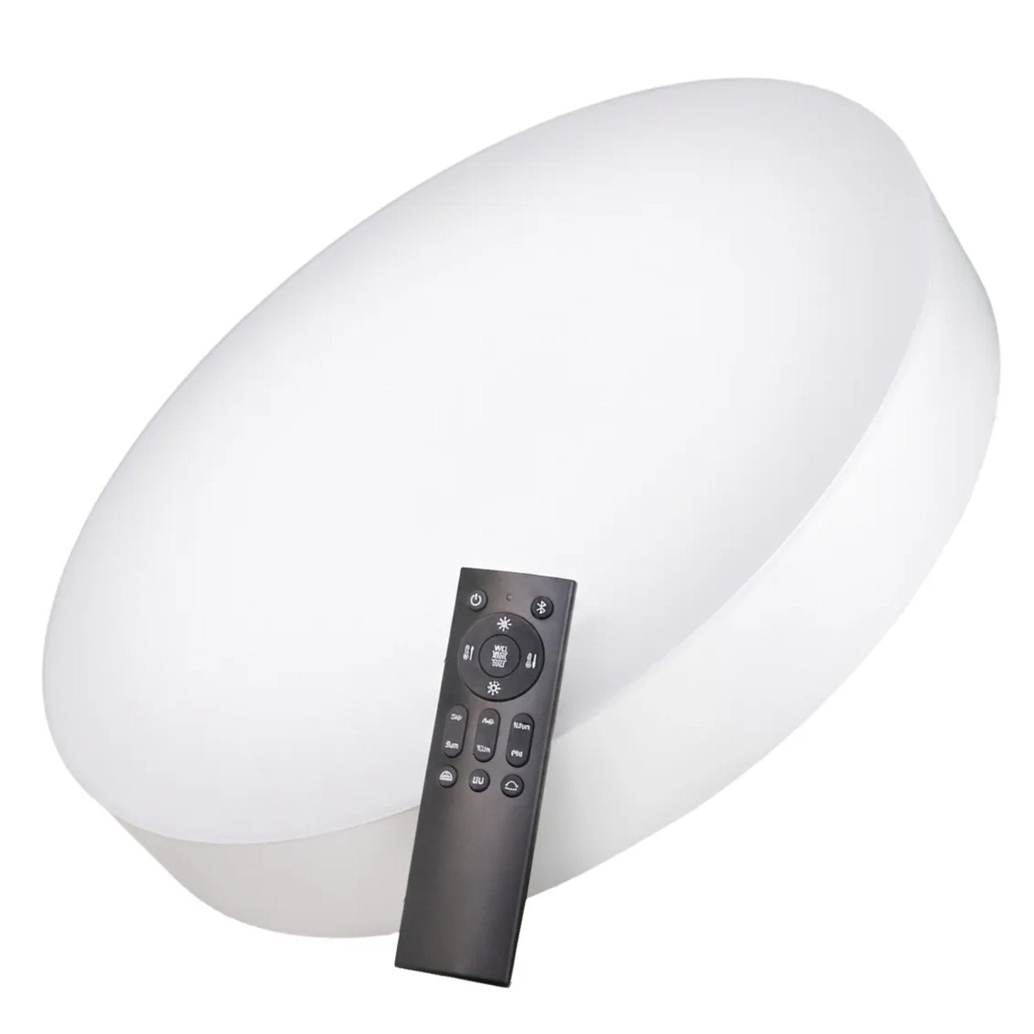 LUXULA LED Deckenleuchte 60W 1800-12000K Warm- Neutral- Kaltweiss Deckenlampe Dimmbar CCT Mit Fernbedienung Schwarz