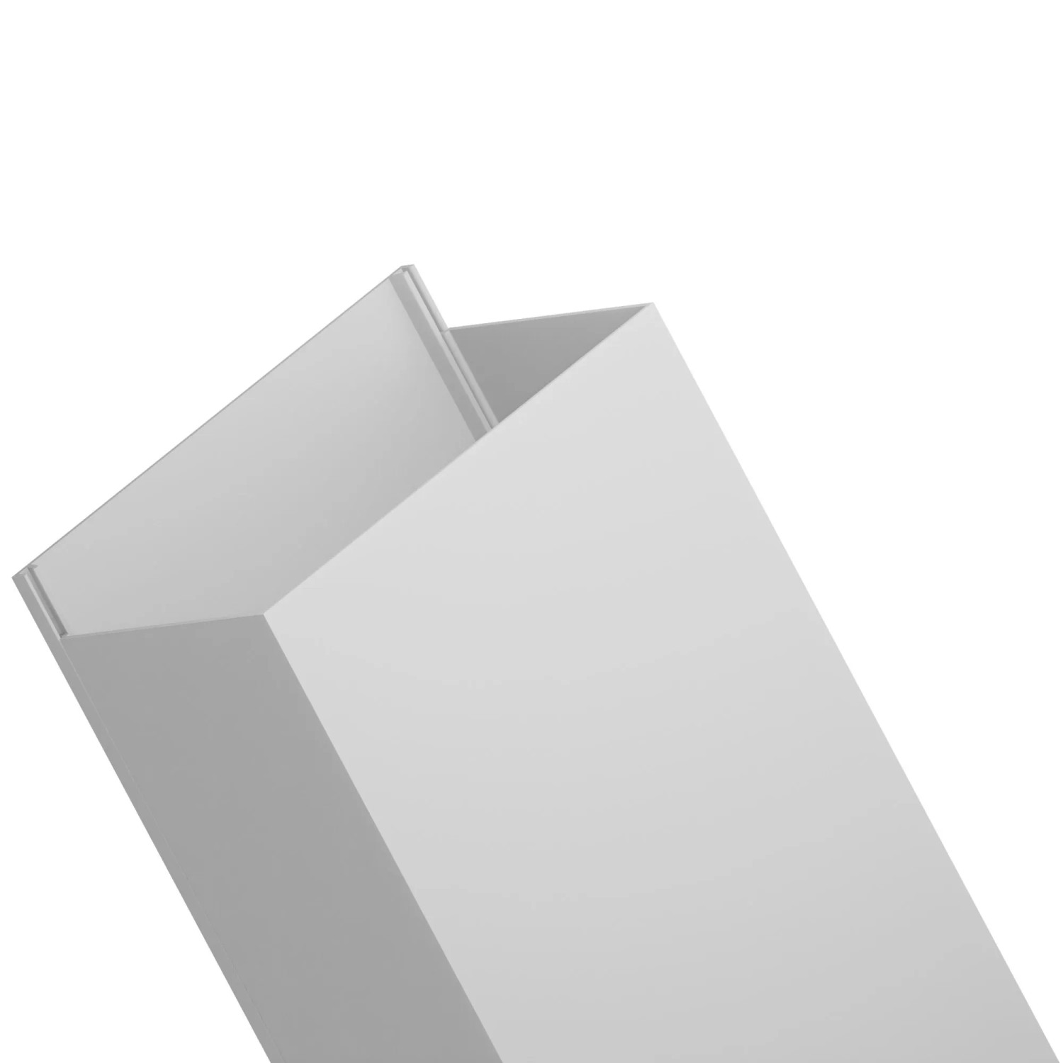 EDO Kabelkanal 100x60 mm Weiß  2 m mit Klappdeckel zur Schraubmontage