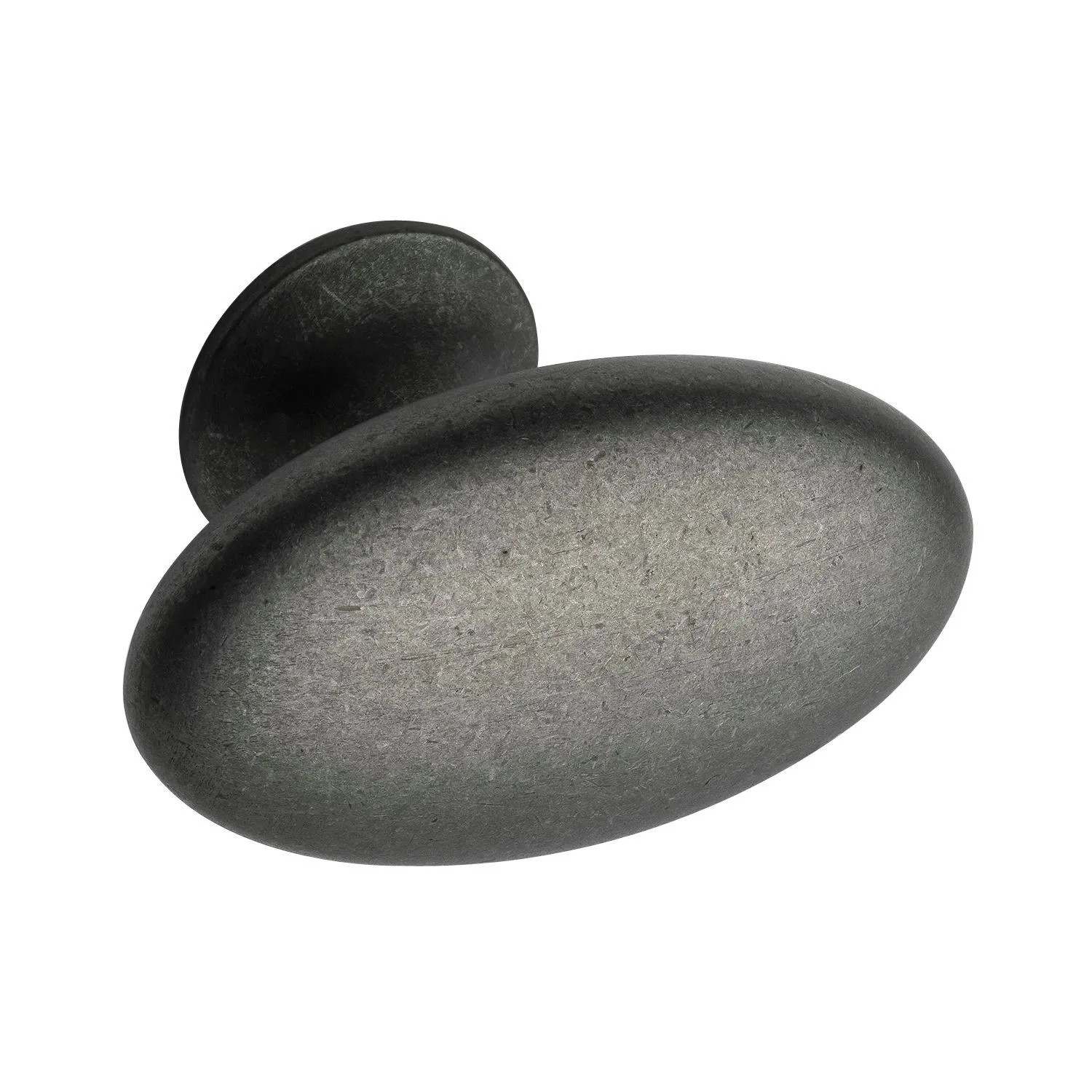 Furnipart Möbelknopf Simple Breite 60 mm Zinkdruckguss Antik Grau