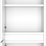 Offener, weißer Held Möbel Bad-Midischrank Verona, 40 cm breit, mit Einlegeböden.