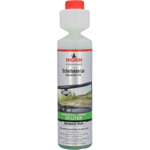 Nigrin Scheibenklar Konzentrat 1:100, 250ml Flasche für klare Sicht beim Autofahren.