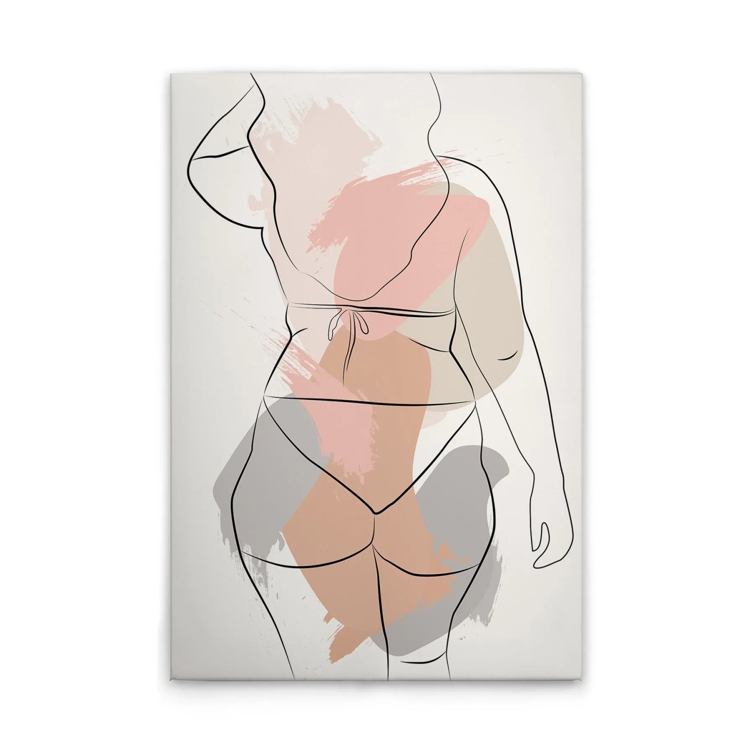 Tadessi Leinwandbild - M1-No.51678 - Bodyline Positivity - 30 x 45 cm - Querformat
