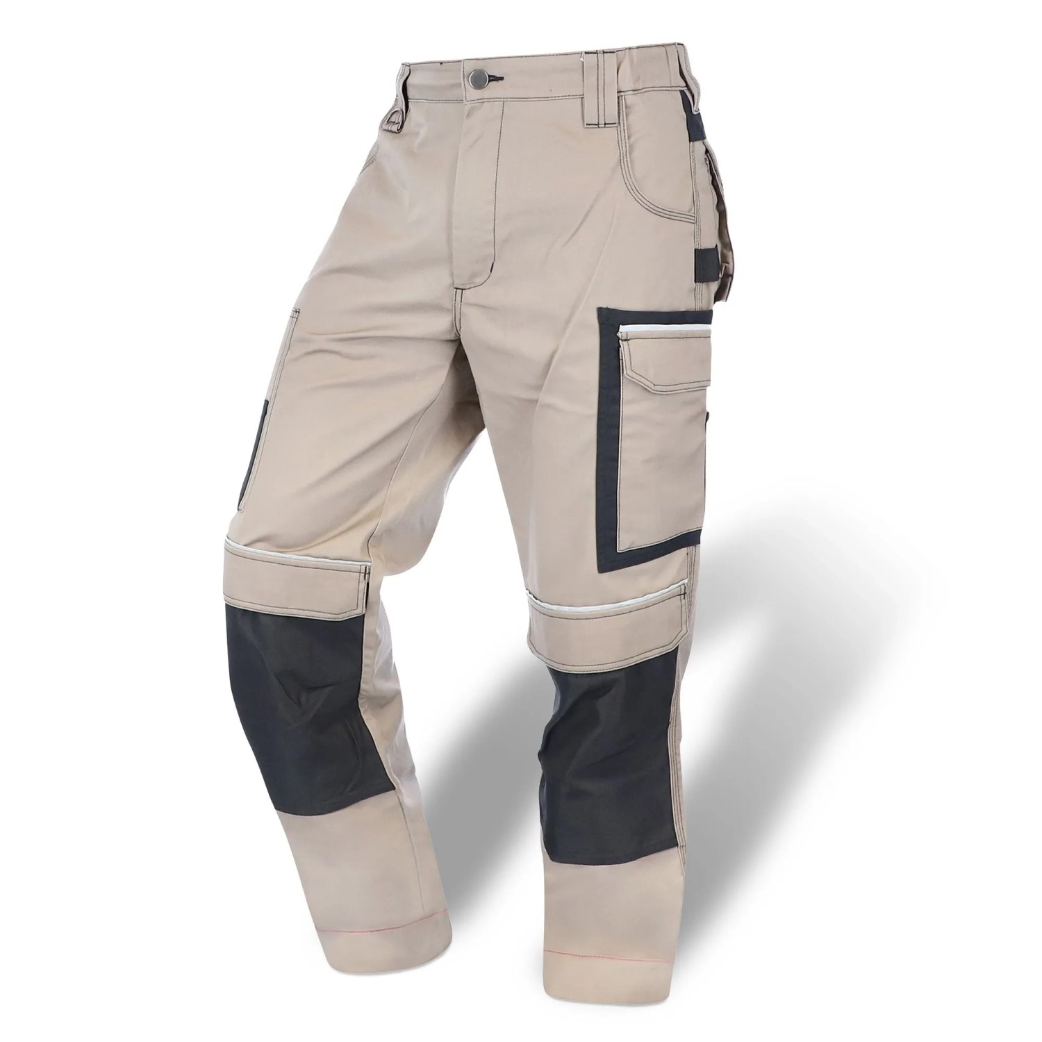 Eliworx Bundhose Workwear mit Stifttasche Gr. 46 Beige