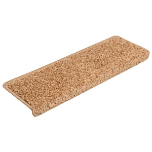 vidaXL Stufenmatten 30 Stk 65x21x4 cm Beige Rechteckiger Rand 3365827