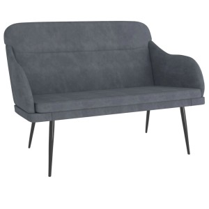 vidaXL Sitzbank Dunkelgrau 110x76x80 cm Samt 351446